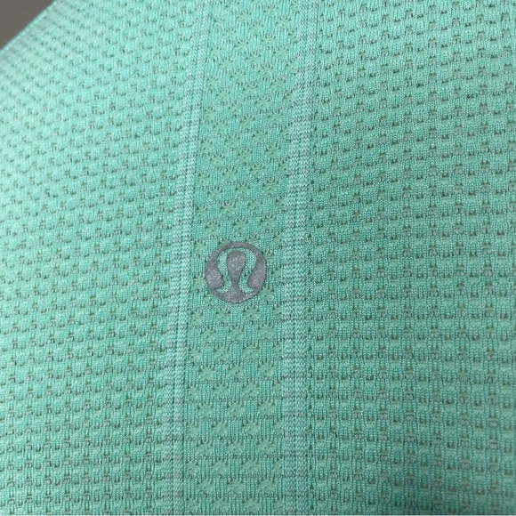 Lululemon Run Swiftly Tech 1/2 Zip Pullover Jacket Heathered Menthol 4/6 W3F39S - Picture 5 of 11